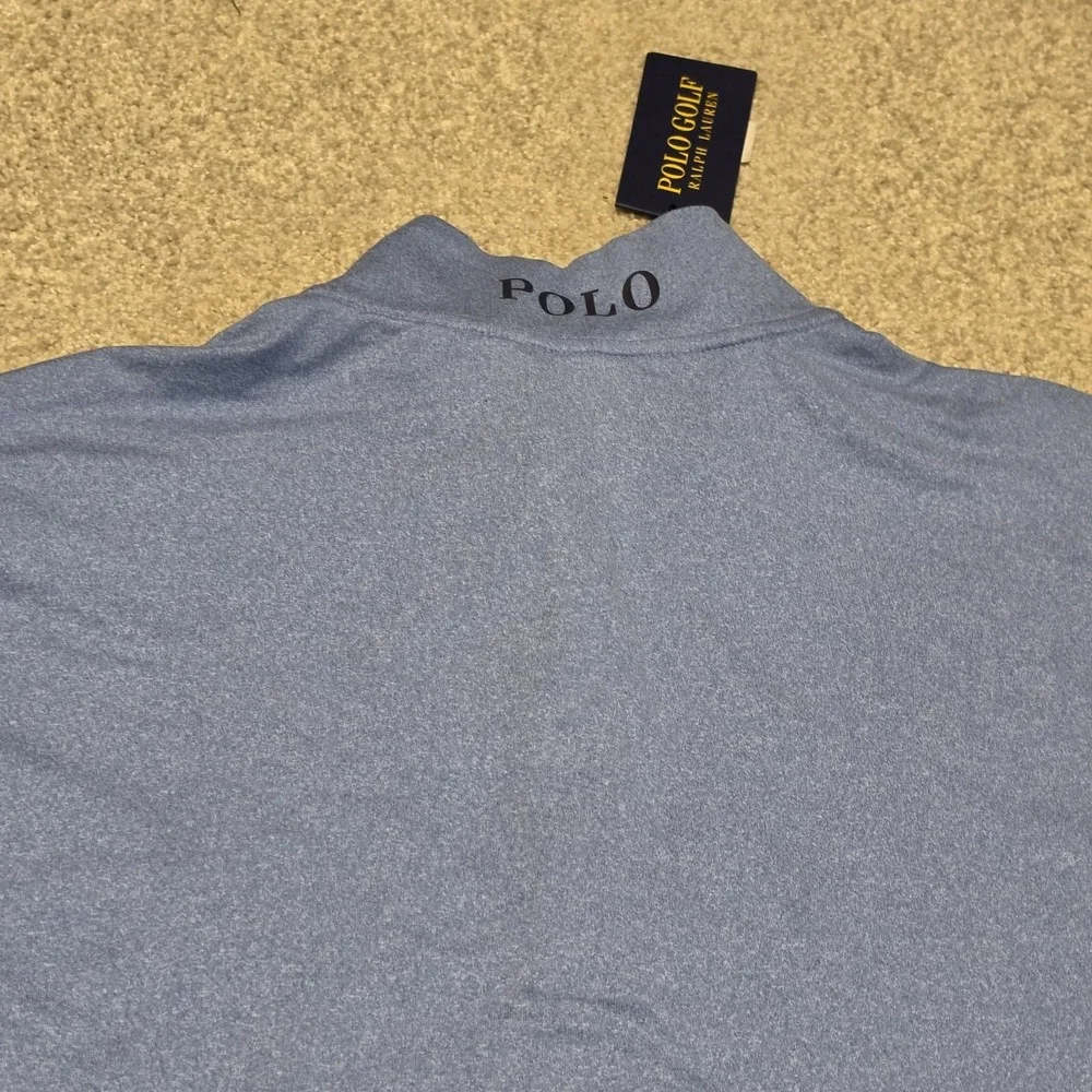 Polo Golf Ralph Lauren Blue 2019 PGA Bethpage Black Quarter Zip Pullover XL NWT